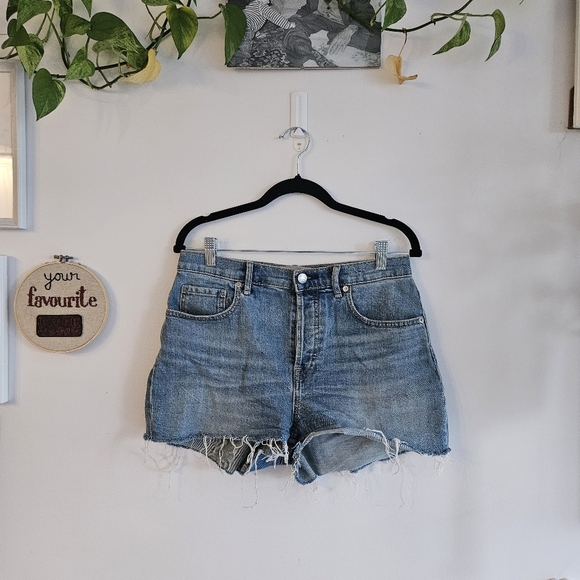 Everlane The Cheeky High-Wait Button Fly Shorts - Picture 1 of 9